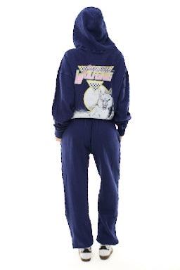 Navy Wolfgang Unisex Hoodie