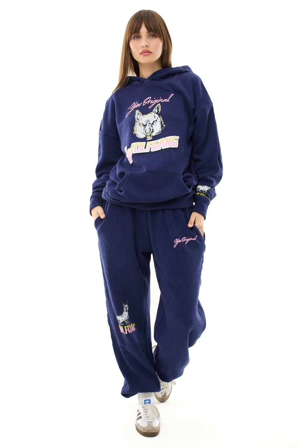 Navy Wolfgang Unisex Hoodie