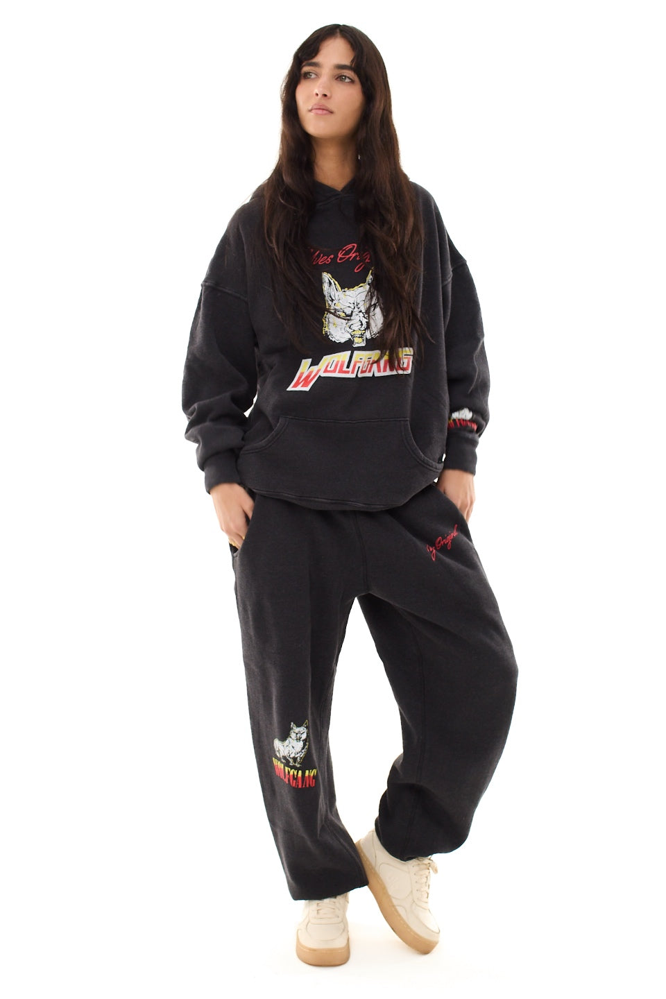 Black Wolfgang Unisex Sweatpants
