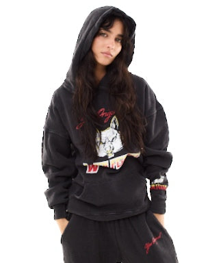 Black Wolfgang Unisex Hoodie