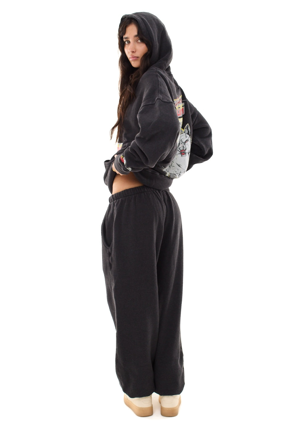 Black Wolfgang Unisex Hoodie