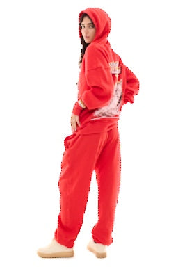 Red Wolfgang Unisex Hoodie