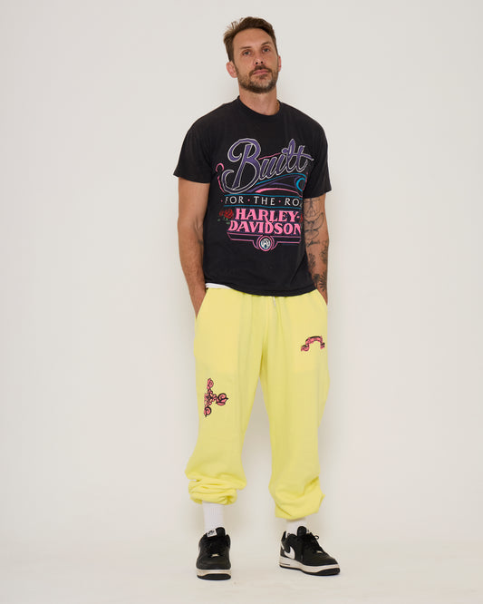 Lemon Fleur de Yves Lemon Unisex Sweatpants