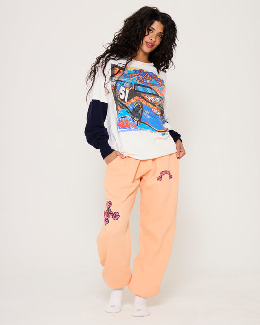 Tangerine Fleur de Yves Unisex Sweatpants