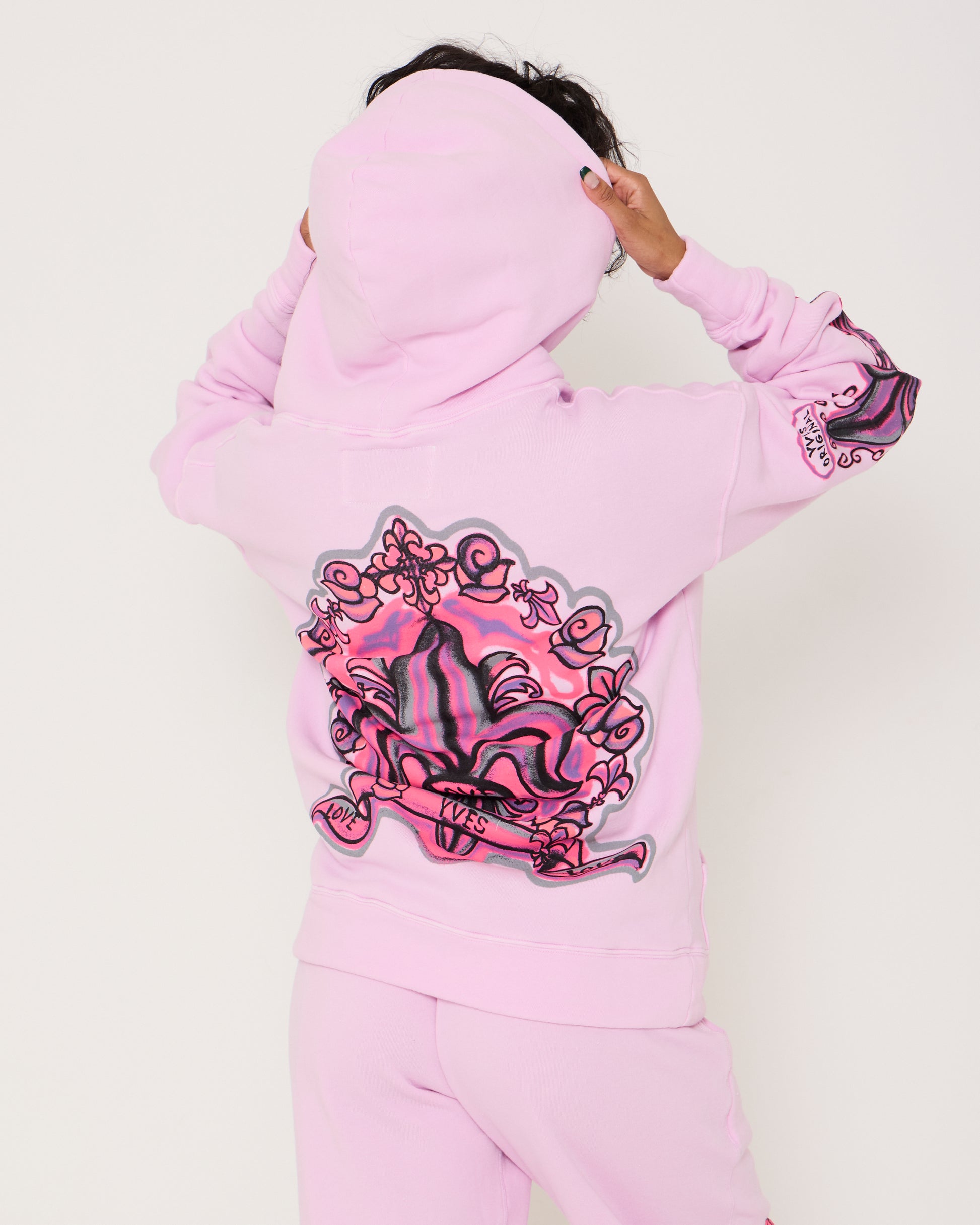 Lavender Fleur de Yves Unisex Pullover Hoodie - Main Image