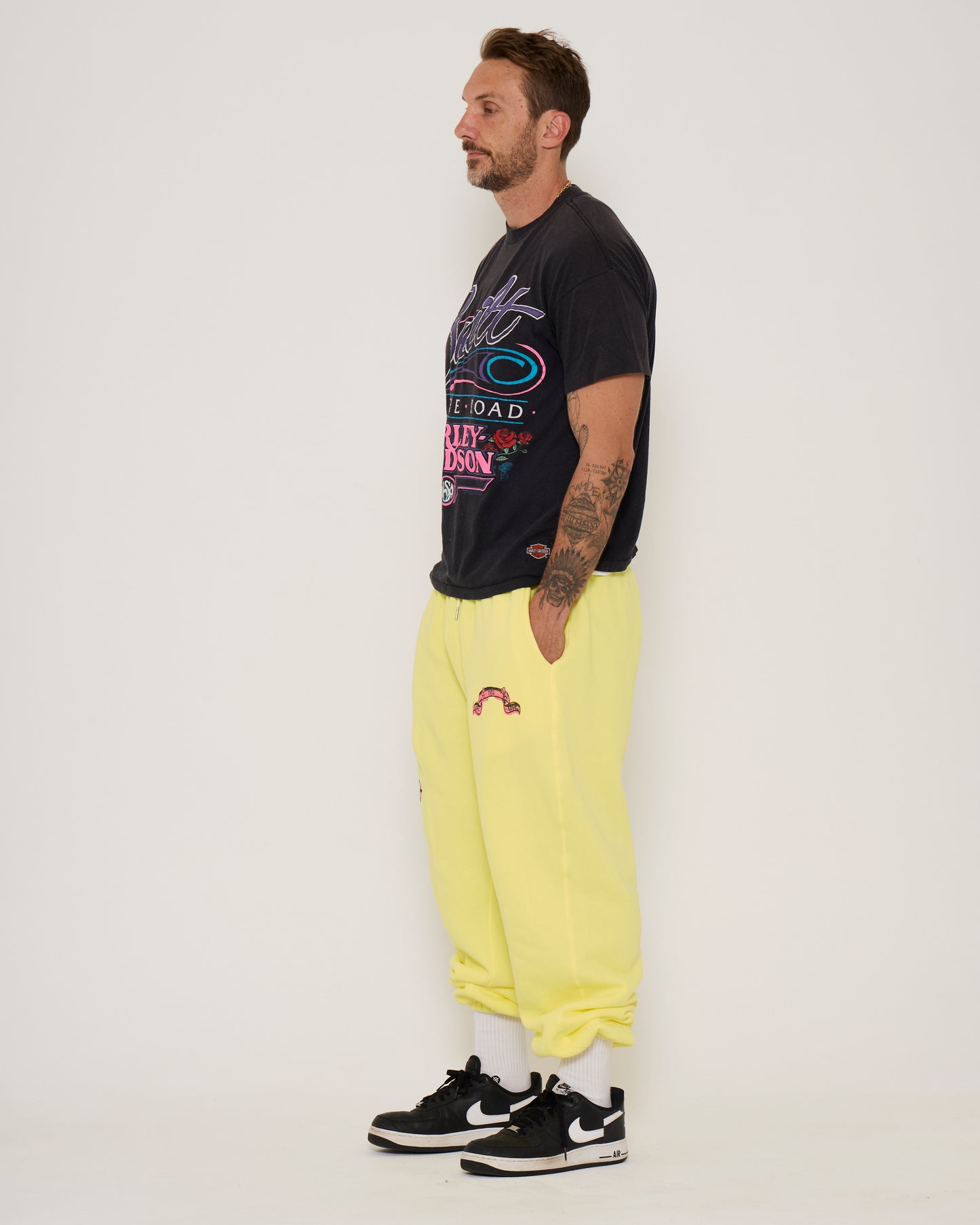 Lemon Fleur de Yves Lemon Unisex Sweatpants