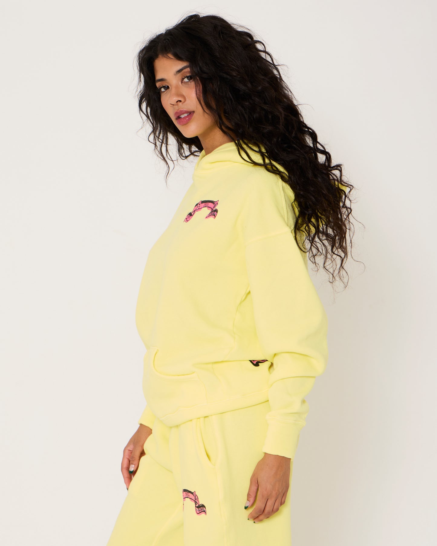 Lemon Fleur de Yves Unisex Pullover Hoodie