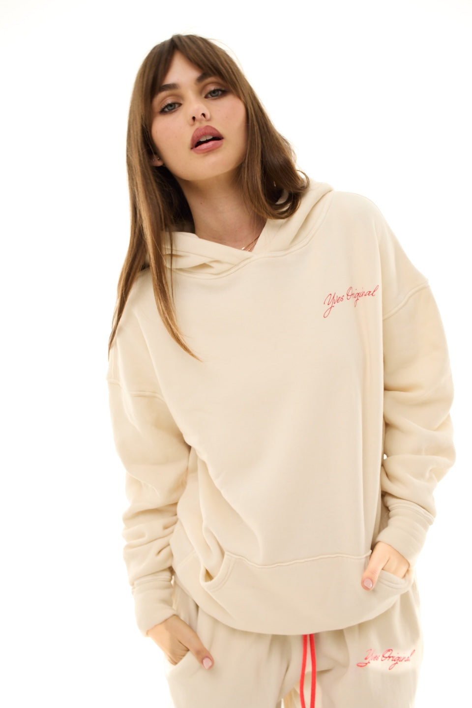 Plain Jane Cream Yves Original Hoodie