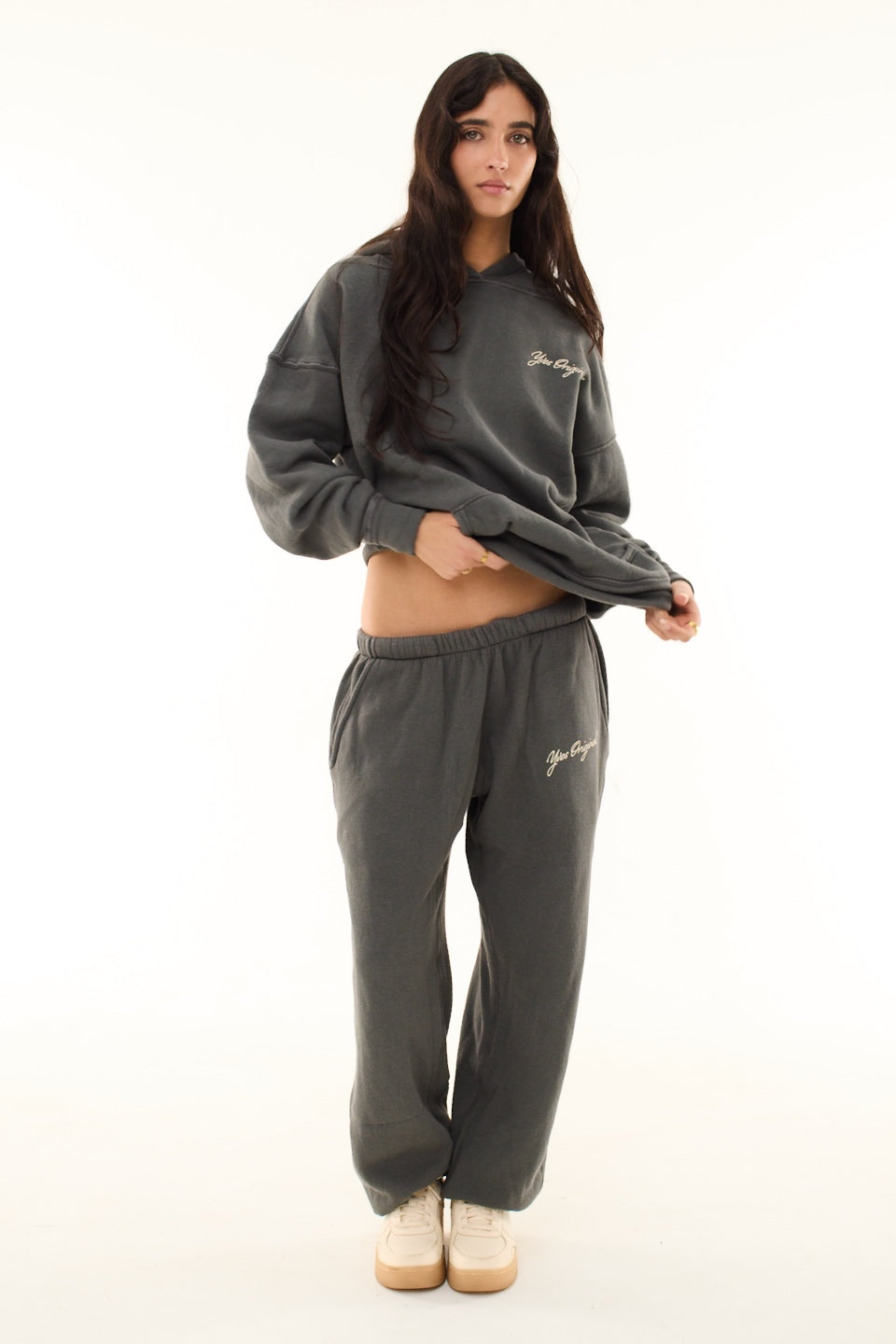 Plain Jane Grey Yves Original Unisex Hoodie