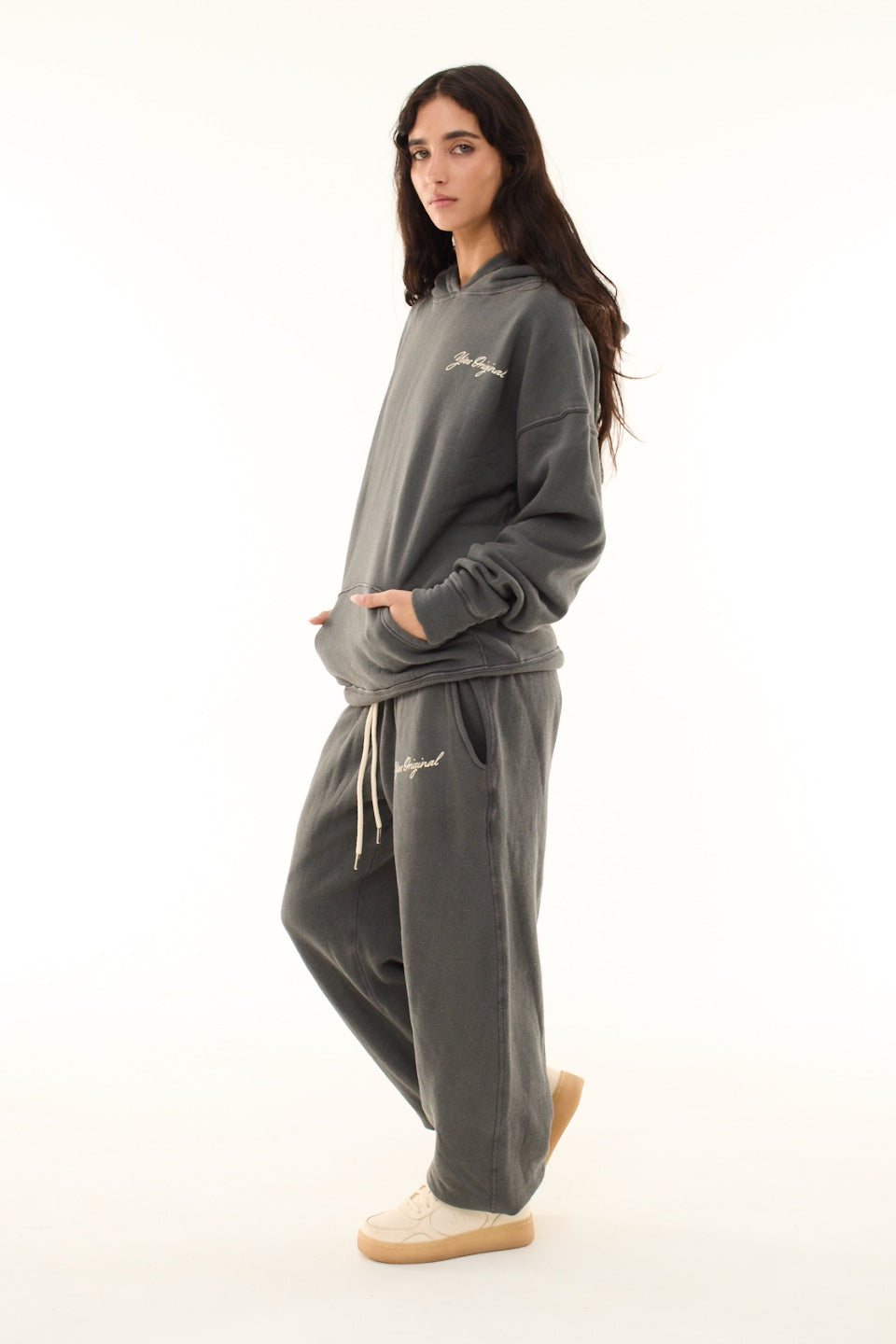 Plain Jane Grey Yves Original Hoodie