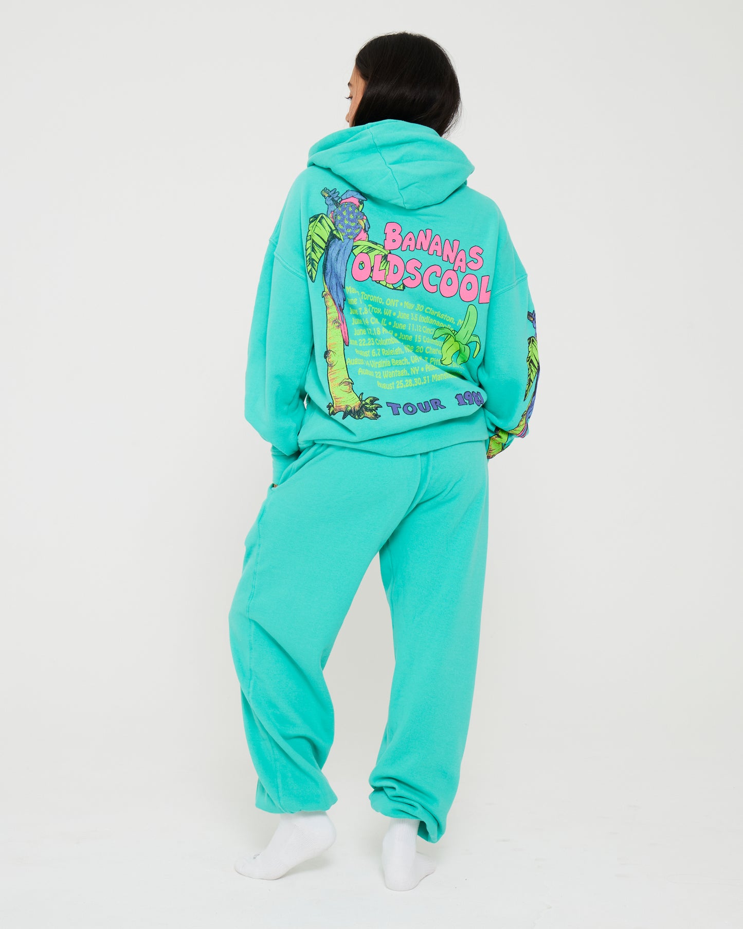 Banana Old'Scool Hoodie - Jade