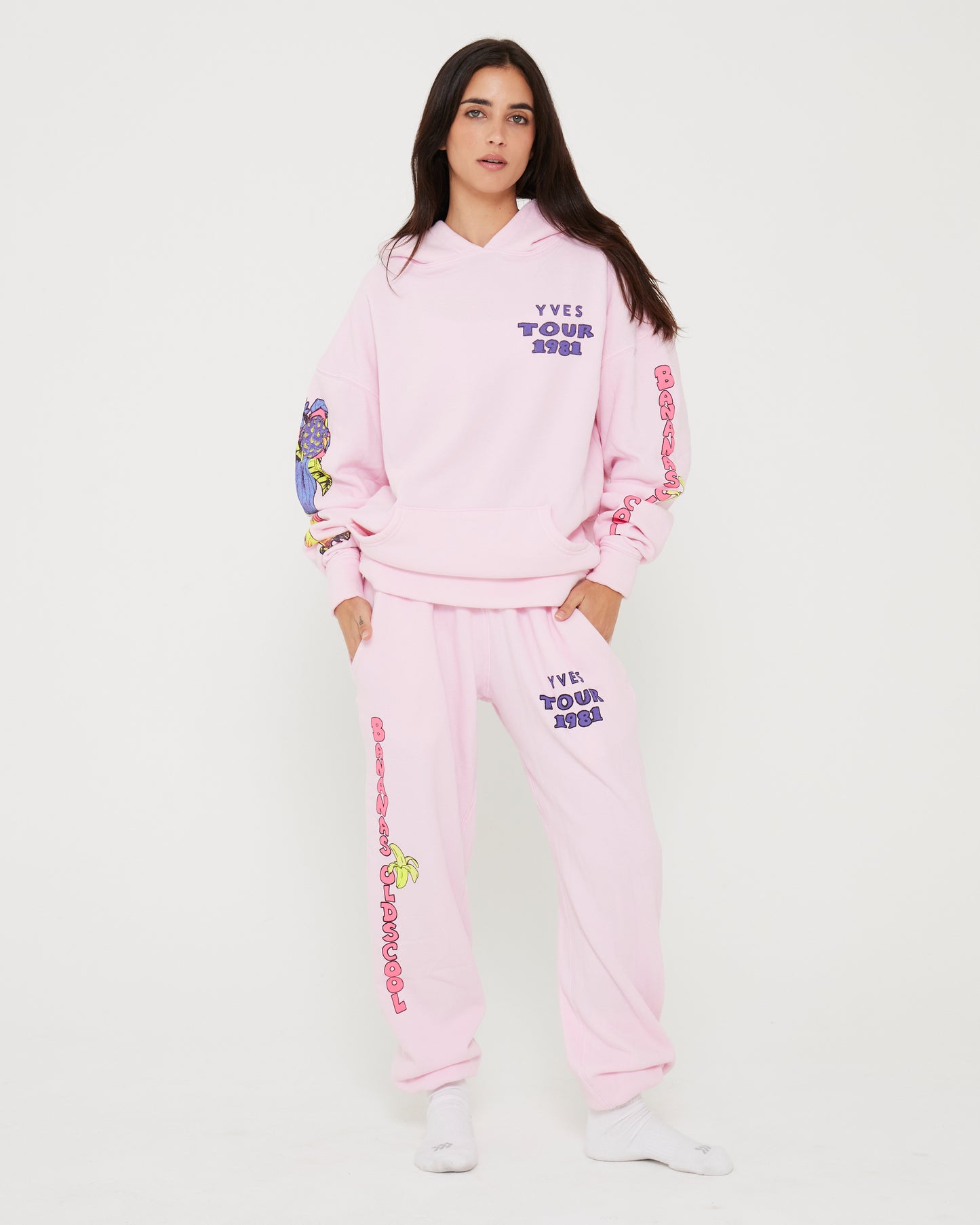 Banana Old'Scool Sweatpant - Baby Pink