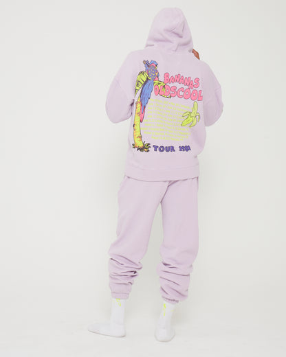 Banana Old'Scool Hoodie - Light Purple